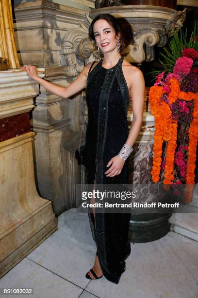 Star Dancer Amandine Albisson, wearing Jewelry Piaget, attends the Opening Season Gala - Ballet of Opera National de Paris - Held at Opera Garnier on...