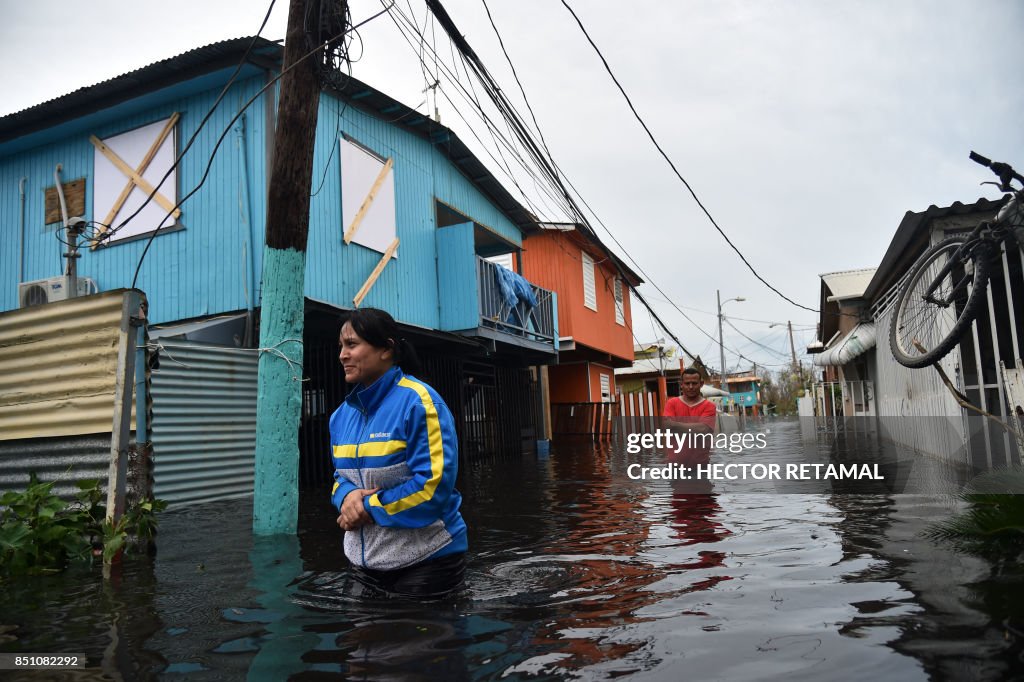 TOPSHOT-PUERTORICO-CARIBBEAN-WEATHER-HURRICANE