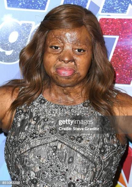 Kechi arrives at the NBC's "America's Got Talent" Season 12 Finale Week at Dolby Theatre on September 19, 2017 in Hollywood, California.