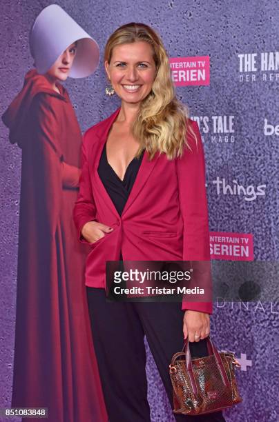 Jessica Boehrs attends the TV series start of 'The Handmaid's Tale - Der Report der Magd' at Astor Film Lounge on September 21, 2017 in Berlin,...