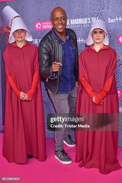 Yared Dibaba attends the TV series start of 'The Handmaid's Tale - Der Report der Magd' at Astor Film Lounge on September 21, 2017 in Berlin, Germany.