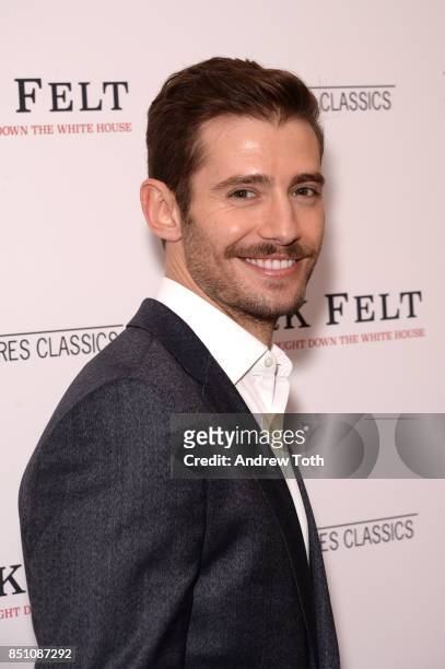 Julian Morris attends "Mark Felt The Man Who Brought Down The White House" New York premiere at the Whitby Hotel on September 21, 2017 in New York...
