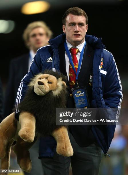 British and Irish Lions' Stuart Hogg prior to the British and Irish Lions Tour match at Patersons Stadium, Perth.