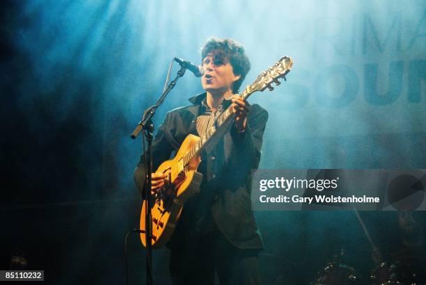 Photo of VAMPIRE WEEKEND and Ezra KOENIG, Ezra Koenig performing on stage