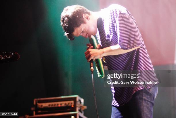 Photo of WHITE WILLIAMS and Joe WILLIAMS, Joe Williams performing on stage, melodica