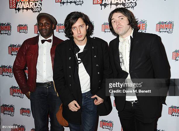 Carl Barat of the Dirty Pretty Things arrives at the Shockwaves NME Awards 2009, at the O2 Brixton Academy on February 25, 2009 in London, England.