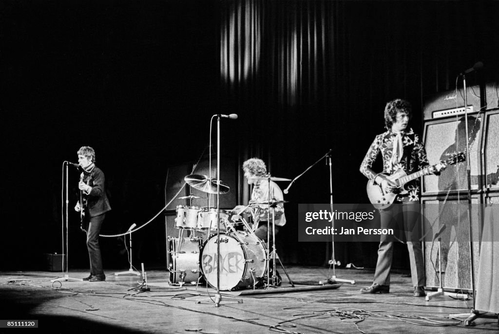 Photo of CREAM and Ginger BAKER and Jack BRUCE and Eric CLAPTON