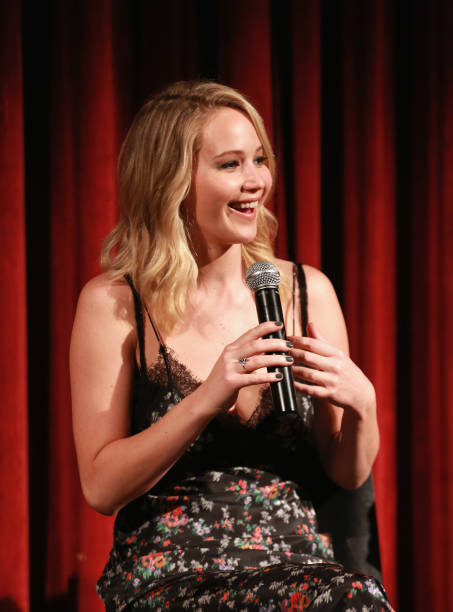 Jennifer Lawrence attends an official Academy screening of MOTHER! hosted by The Academy of Motion Picture Arts & Sciences at MOMA - Celeste Bartos...