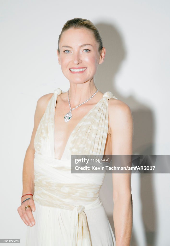 Lilly zu sayn Wittgenstein walks the red carpet at the amfAR Gala