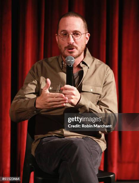Director Darren Aronofsky attends an official Academy screening of MOTHER! hosted by The Academy of Motion Picture Arts & Sciences at MOMA - Celeste...