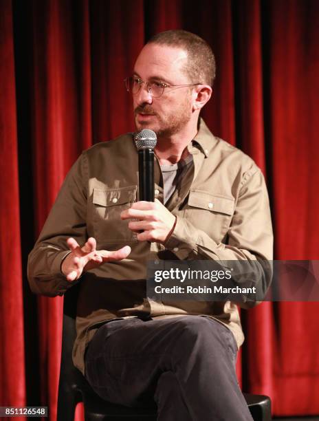 Director Darren Aronofsky attends an official Academy screening of MOTHER! hosted by The Academy of Motion Picture Arts & Sciences at MOMA - Celeste...
