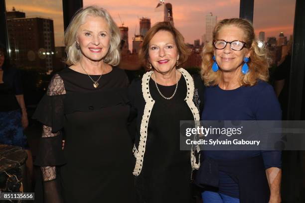 Mimi Fleischman, Cathy Alsop and Chrissie Semanaco attend Mark Fleischman and Friends Celebrate "Inside Studio 54" at PH-D Rooftop Lounge at Dream...
