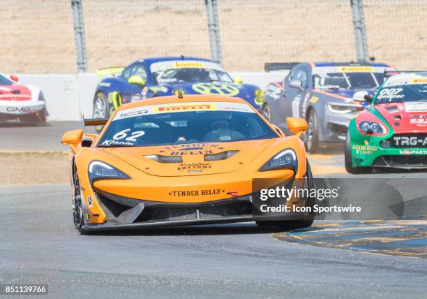 Mark Klenin , KPR negotiates his McLaren 570S GT4 through turn 9 during the World Challenge GTS Race at the Verizon Indycar Series, GoPro Grand Prix...