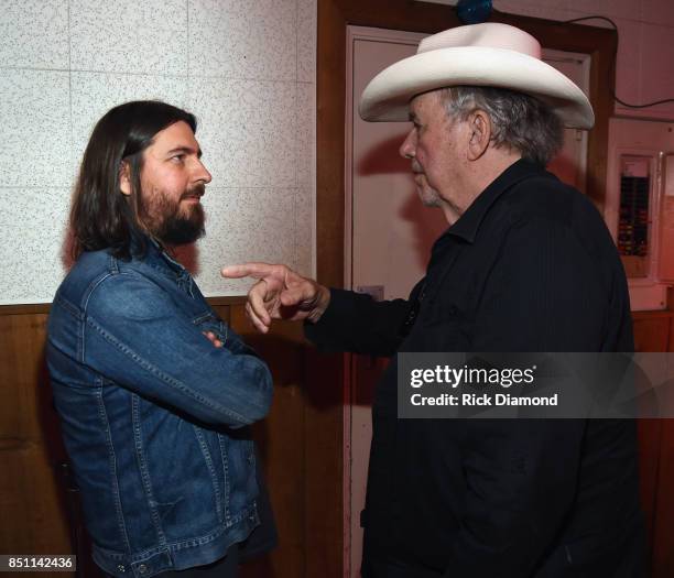 Producer Dave Cobb and Singer/Songwriter Bobby Bare attend Country Music Hall and Museum presents Hit-Makers Reflect At Historic RCA Studio B For...