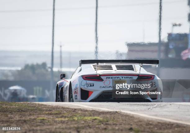 Peter Kox , RealTime Racing heads down the hill from turn 8a in the Acura NSX GT3 during the World Challenge GT Race at the Verizon Indycar Series,...