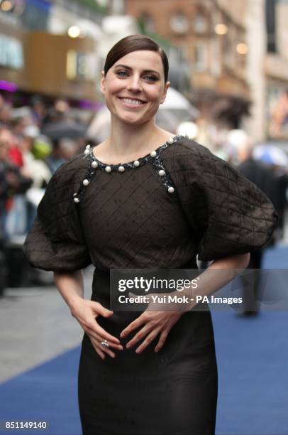 Antje Traue arriving for the European premiere of Man of Steel at the Odeon Leicester Square, London