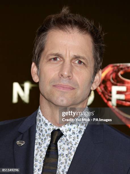 Zack Snyder arriving for the European premiere of Man of Steel at the Odeon Leicester Square, London