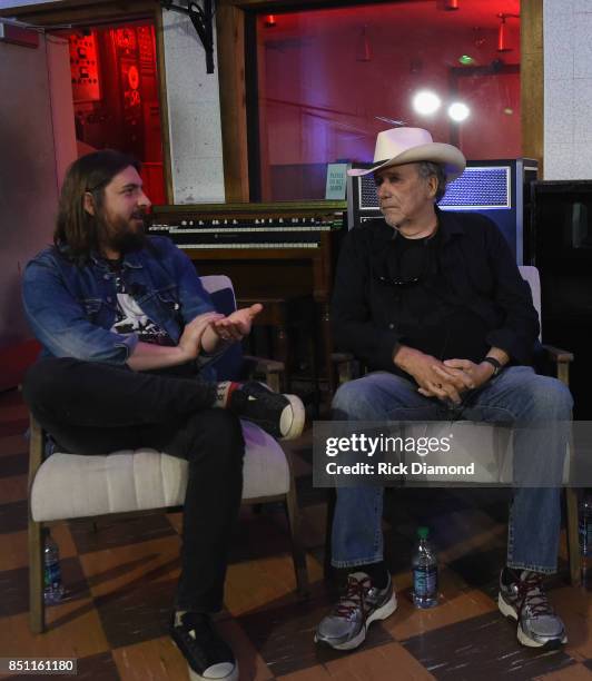 Producer Dave Cobb and Singer/Songwriter Bobby Bare attend Country Music Hall and Museum presents Hit-Makers Reflect At Historic RCA Studio B For...