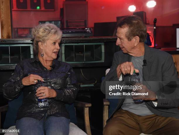 Singer/Songwriter Connie Smith and Pedal Steel Guitar Player Lloyd Green attend Country Music Hall and Museum presents Hit-Makers Reflect At Historic...