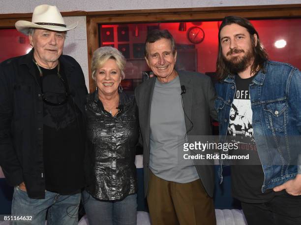 Singers/Songwriters Bobby Bare, Connie Smith, Pedal Steel Guitar Player Lloyd Green and Producer Dave Cobb attend Country Music Hall and Museum...