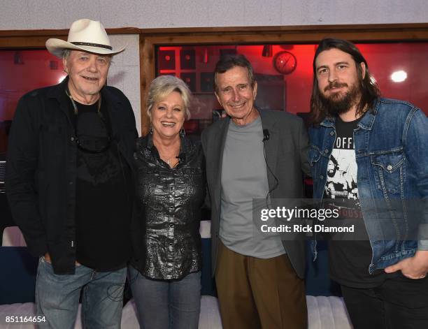 Singers/Songwriters Bobby Bare, Connie Smith, Pedal Steel Guitar Player Lloyd Green and Producer Dave Cobb attend Country Music Hall and Museum...