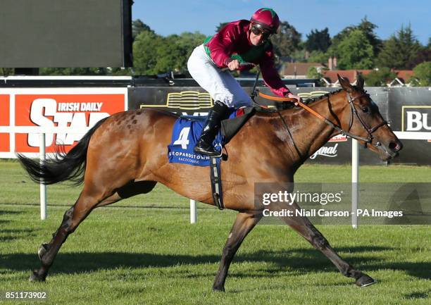 Fiesolana ridden by Colm O'Donoghue wins The Ballyogan Stakes during the Bulmers Live at Leopardstown Raceday at Leopardstown Racecourse, Dublin.