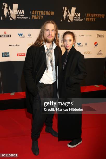 Sakias Kerner and his girlfriend Johanna attend the 'Nena - Nichts versaeumt - After Show Party' on September 21, 2017 in Hamburg, Germany.