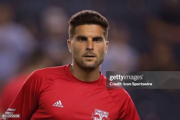 New York Red Bulls midfielder Salvatore Zizzo before the Lamar Hunt US Open Cup final between the New York Red Bulls and Sporting Kansas City on...