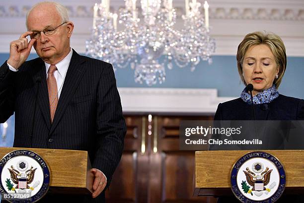 Secretary of State Hillary Clinton announces the appointment of Ambassador Stephen Bosworth as the new Special Representative for North Korea Policy...