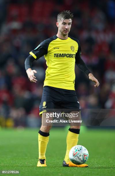 Luke Murphy of Burton Albion during the Carabao Cup Third Round match between Manchester United and Burton Albion at Old Trafford on September 20,...