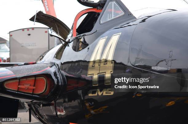 Beautiful paint scheme on the No 44 de Havilland Vampire "Stealth" piloted by Zachary McNeill at the 54th National Championship Air Races the only...