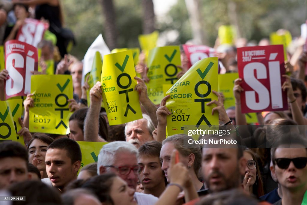 Demonstration For the Independence of Catalonia