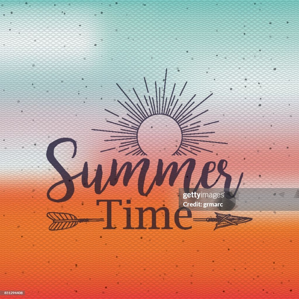 Summer Time Design High-Res Vector Graphic - Getty Images