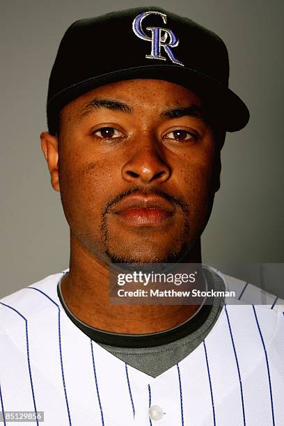 Chris Nelson of the Colorado Rockies poses during photo day at the Rockies spring training complex on February 22, 2009 in Tuscon, Arizona.