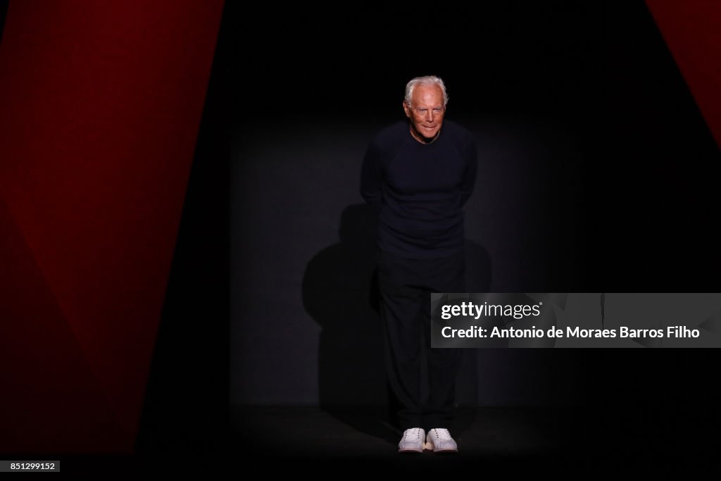Giorgio Armani - Runway - Milan Fashion Week Spring/Summer 2018