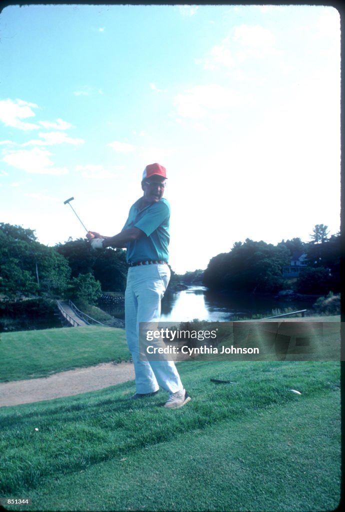 George Bush On Family Vacation