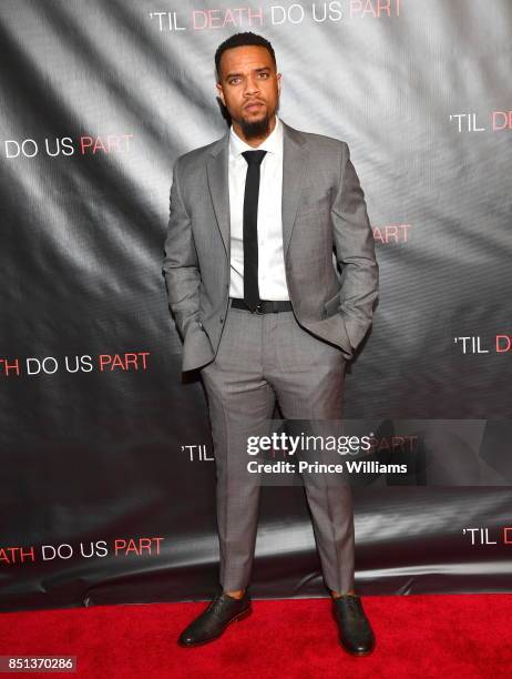 Producer Jerome "Romeo" Jones attends "Til Death Do Us Part" Atlanta Screening at Regal Atlantic Station on September 21, 2017 in Atlanta, Georgia.