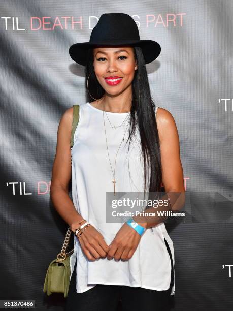 Dawn Halfkenny attends "Til Death do Us Part" Atlanta Screening at Regal Atlantic Station on September 21, 2017 in Atlanta, Georgia.