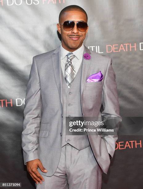 Marques Houston attends the "Til Death Do Us Part" Atlanta Screening at Regal Atlantic Station on September 21, 2017 in Atlanta, Georgia.