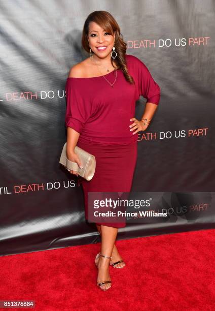 Reece Odum attends "Til Death Do Us Part" Atlanta Screening at Regal Atlantic Station on September 21, 2017 in Atlanta, Georgia.