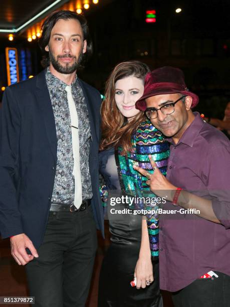 Rachel Reilly, Ryan Allen Carrillo and Murtz Jaffer are seen outside Big Brother 19 Wrap Party at Clifton's on September 21, 2017 in Los Angeles,...