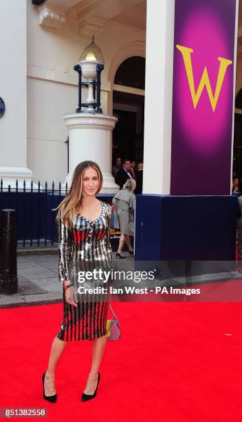 Sarah Jessica Parker arriving at the opening night of Charlie and the Chocolate Factory at the Theatre Royal, Drury Lane, London. PRESS ASSOCIATION...