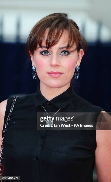 Jill Halfpenny arriving at the opening night of Charlie and the Chocolate Factory at the Theatre Royal, Drury Lane, London. PRESS ASSOCIATION Photo....