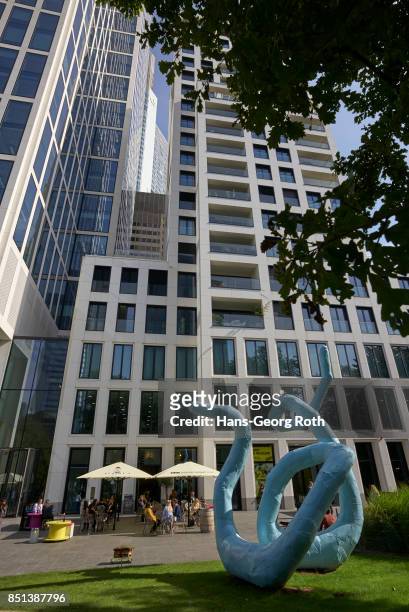 The outside view of MMK 2, during the 'I am a Problem' exhibition opening on September 22, 2017 in Frankfurt am Main, Germany. The exhibition is...