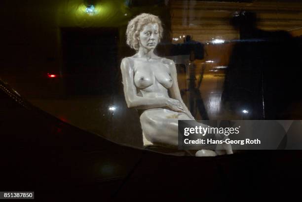 View during the 'I am a Problem' exhibition opening at MMK 2 on September 22, 2017 in Frankfurt am Main, Germany. The exhibition is staged by Ersann...