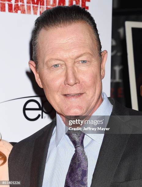 Actor Robert Patrick attends the Premiere Of Epic Pictures Releasings' 'Last Rampage' at ArcLight Cinemas on September 21, 2017 in Hollywood,...