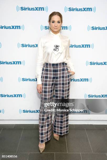 Actress Joanne Froggatt visits SiriusXM Studios on September 22, 2017 in New York City.