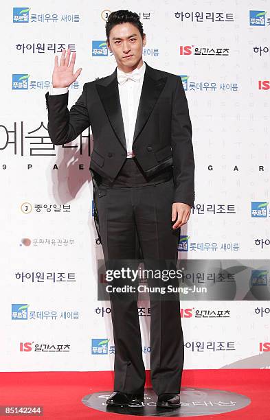 Actor Ju Jin-Mo attends the 45th PaekSang Art Awards at the Olympic Hall on February 27, 2009 in Seoul, South Korea.