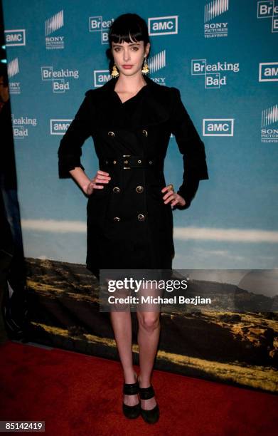 Actress Krysten Ritter arrives at the season 2 premiere of "Breaking Bad" at the ArcLight Cinemas on February 26, 2009 in Hollywood, California.