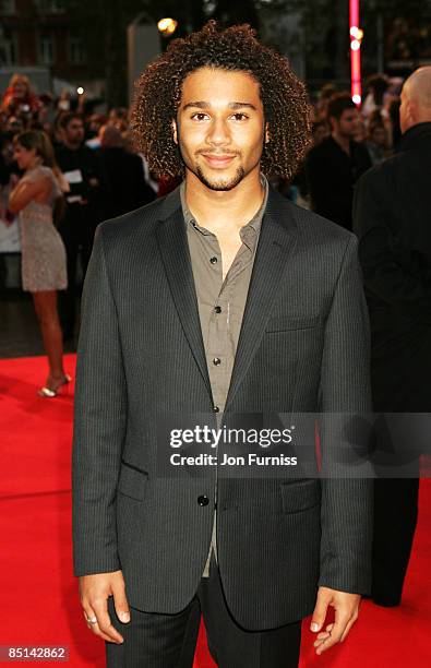 Actor Cordin Bleu arrives at the High School Musical 3: Senior Year UK Premiere held at the Empire Cinema Leicester Square on October 7, 2008 in...